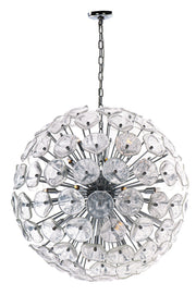 Fiori 28-Light Pendant in Polished Chrome