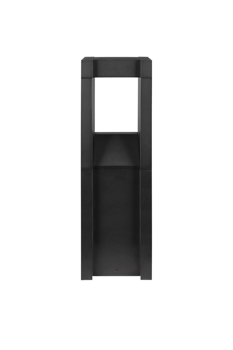 Vortex 24" LED Outdoor Bollard in Matte Black