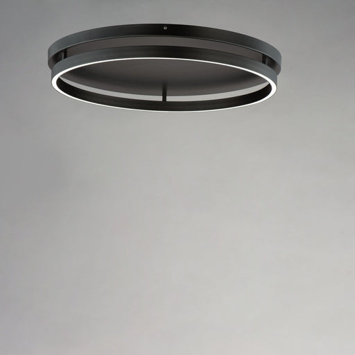 Groove WiZ LED Flush Mount in Black