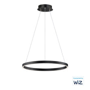 Groove WiZ 24" LED Pendant in Black