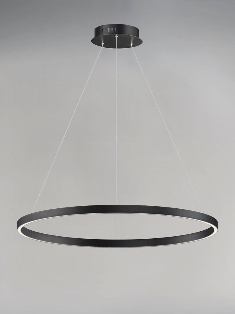Groove WiZ 32" LED Pendant in Black