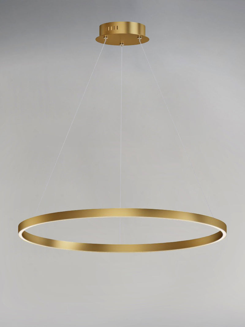 Groove WiZ 32" LED Pendant in Gold