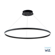 Groove WiZ 40" LED Pendant in Black