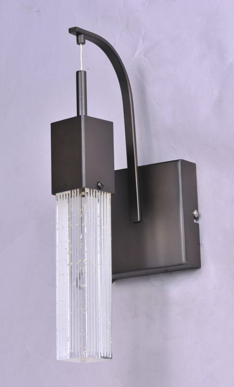 Fizz III 1-Light LED Wall Sconce in Bronze