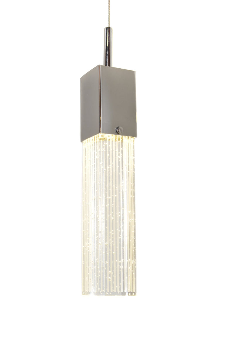Fizz III 5-Light LED Pendant in Polished Chrome