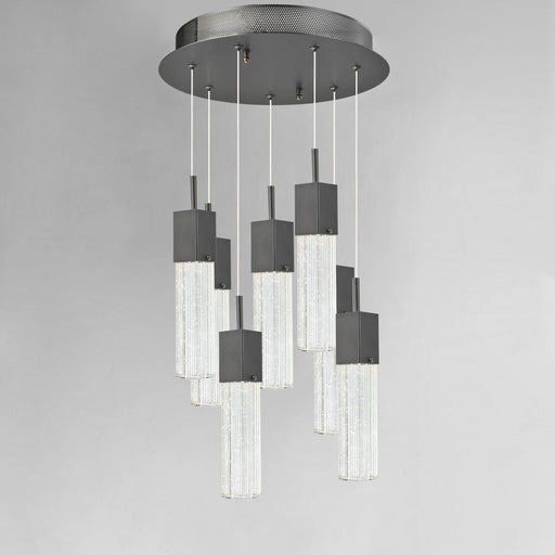 Fizz III 7-Light LED Pendant in Bronze