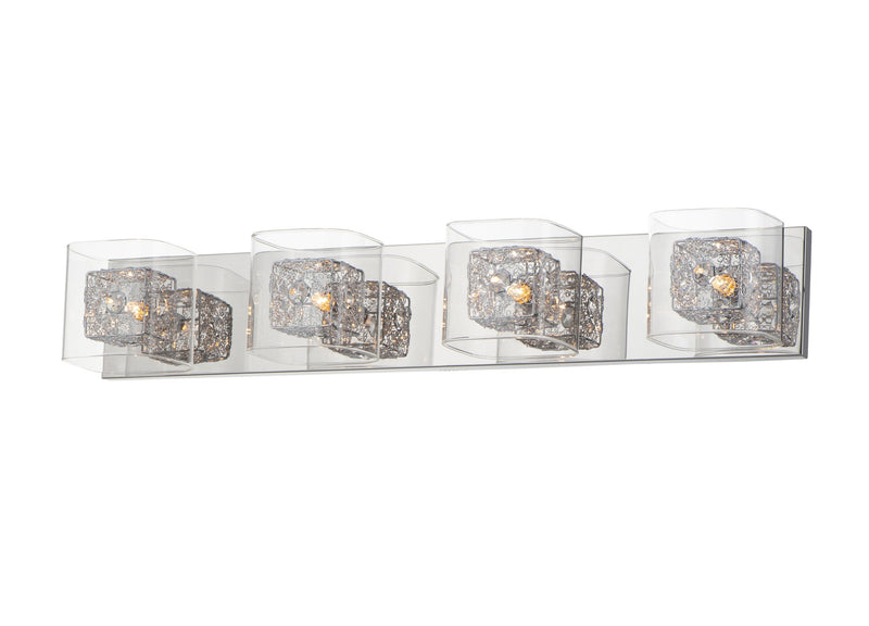 Gem 4-Light Bath Vanity in Polished Chrome