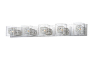 Gem 5-Light Bath Vanity in Polished Chrome