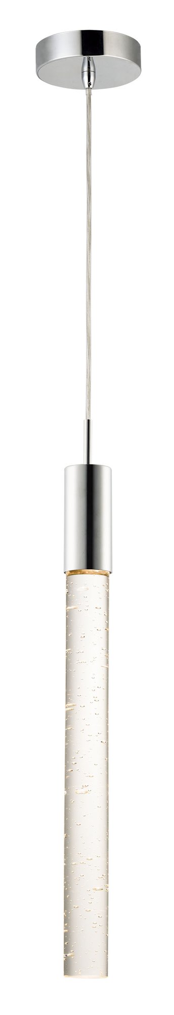 Big Fizz 1-Light LED Pendant in Polished Chrome
