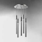 Big Fizz 5-Light LED Pendant in Polished Chrome