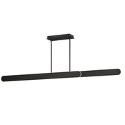Belt Adjustable Linear Pendant in Black