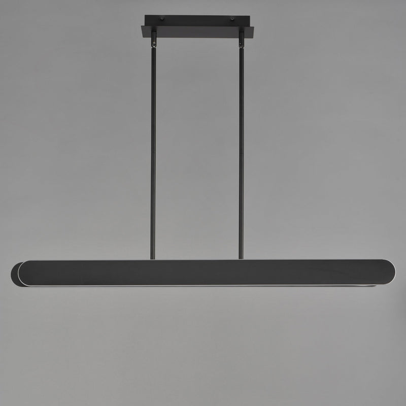 Belt Adjustable Linear Pendant in Black