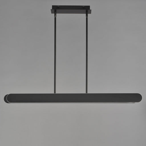 Belt Adjustable Linear Pendant in Black