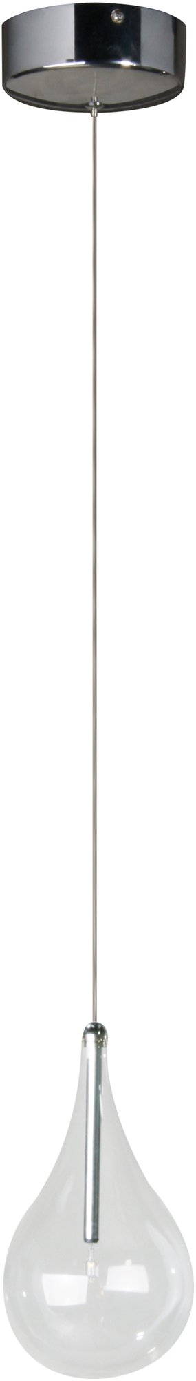 Larmes 1-Light Pendant in Polished Chrome