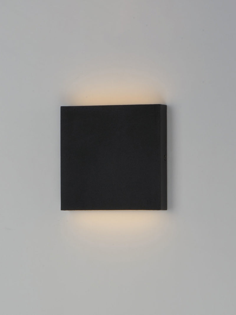 Brik 6.25" LED Outdoor Wall Sconce in Black