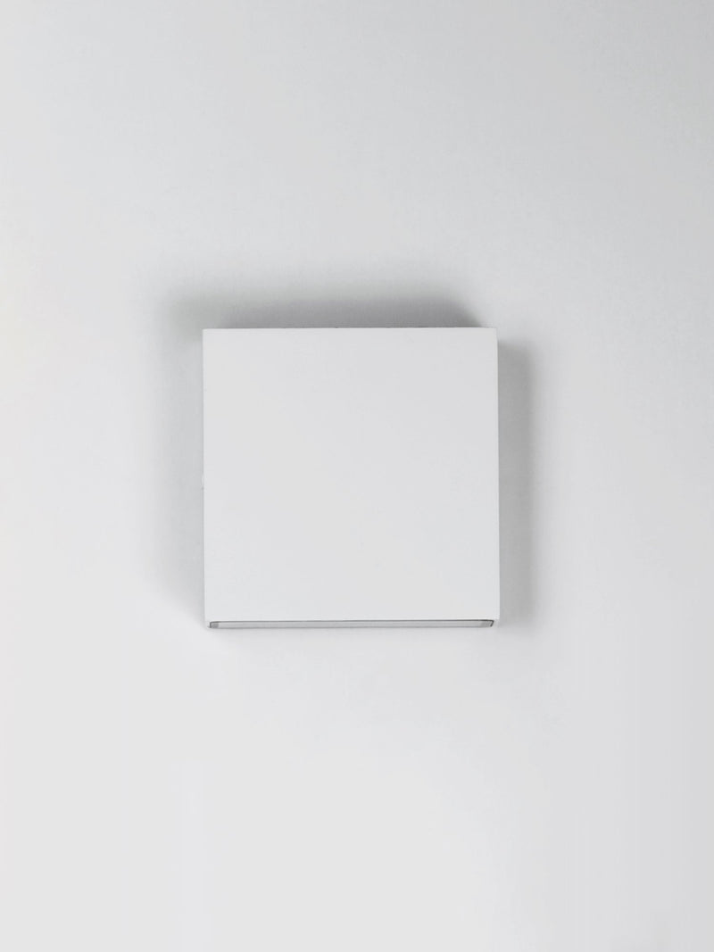 Brik 6.25" LED Outdoor Wall Sconce in White