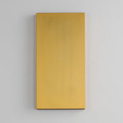 Brik 14" LED Outdoor Wall Sconce in Natural Aged Brass