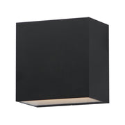 Blok 4.75" LED Outdoor Wall Sconce in Black