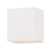 Blok 4.75" LED Outdoor Wall Sconce in White
