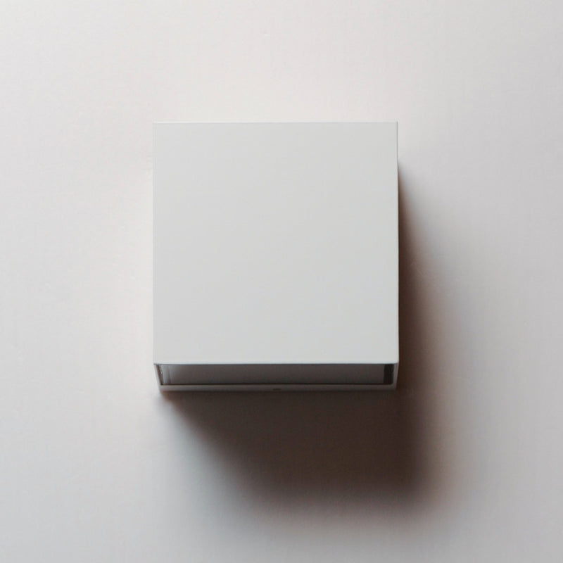 Blok 4.75" LED Outdoor Wall Sconce in White