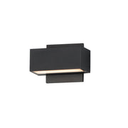 Blok 6.75" LED Outdoor Wall Sconce in Black