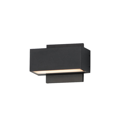 Blok 6.75" LED Outdoor Wall Sconce in Black