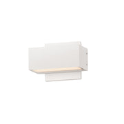 Blok 6.75" LED Outdoor Wall Sconce in White