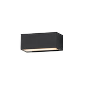 Blok 6.75" LED Outdoor Wall Sconce in Black