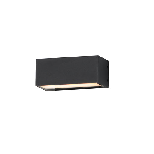 Blok 6.75" LED Outdoor Wall Sconce in Black