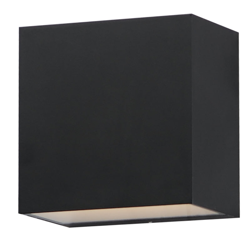 Blok 6.25" LED Outdoor Wall Sconce in Black