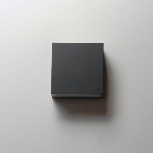 Blok 6.25" LED Outdoor Wall Sconce in Black