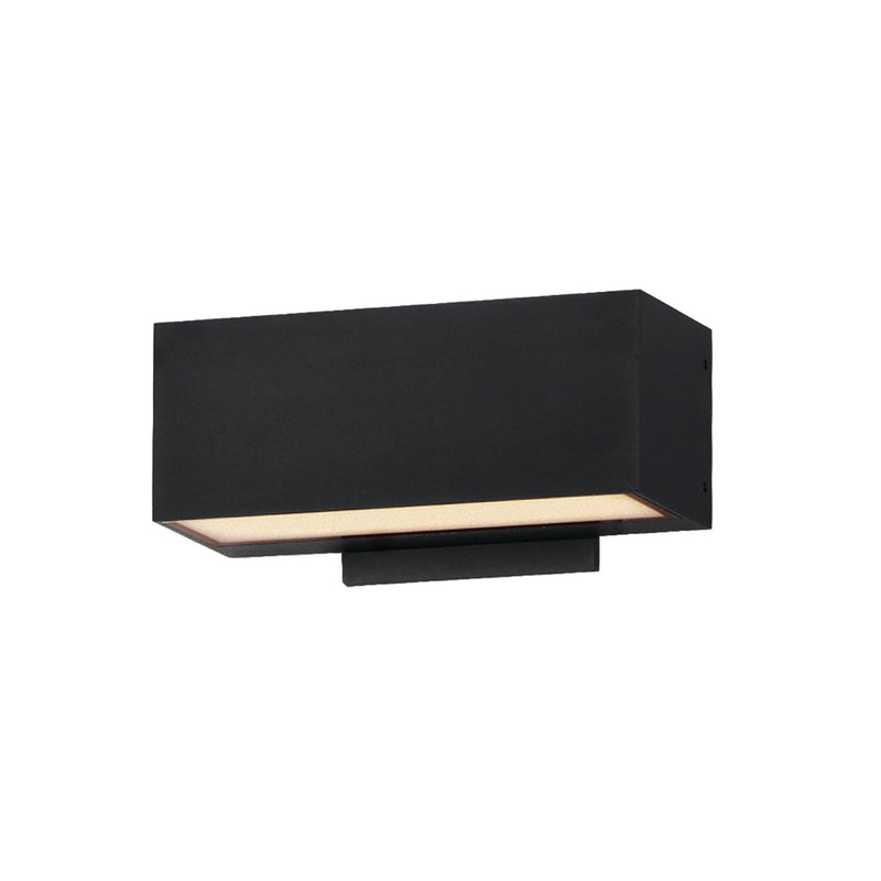 Blok 9" LED Outdoor Wall Sconce in Black
