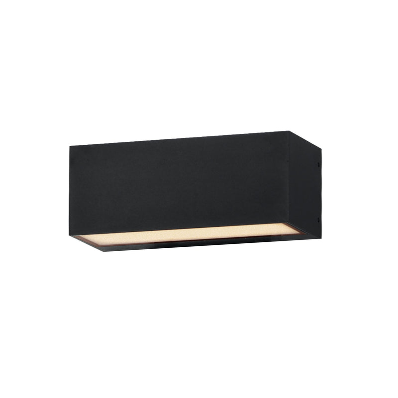 Blok 9" LED Outdoor Wall Sconce in Black
