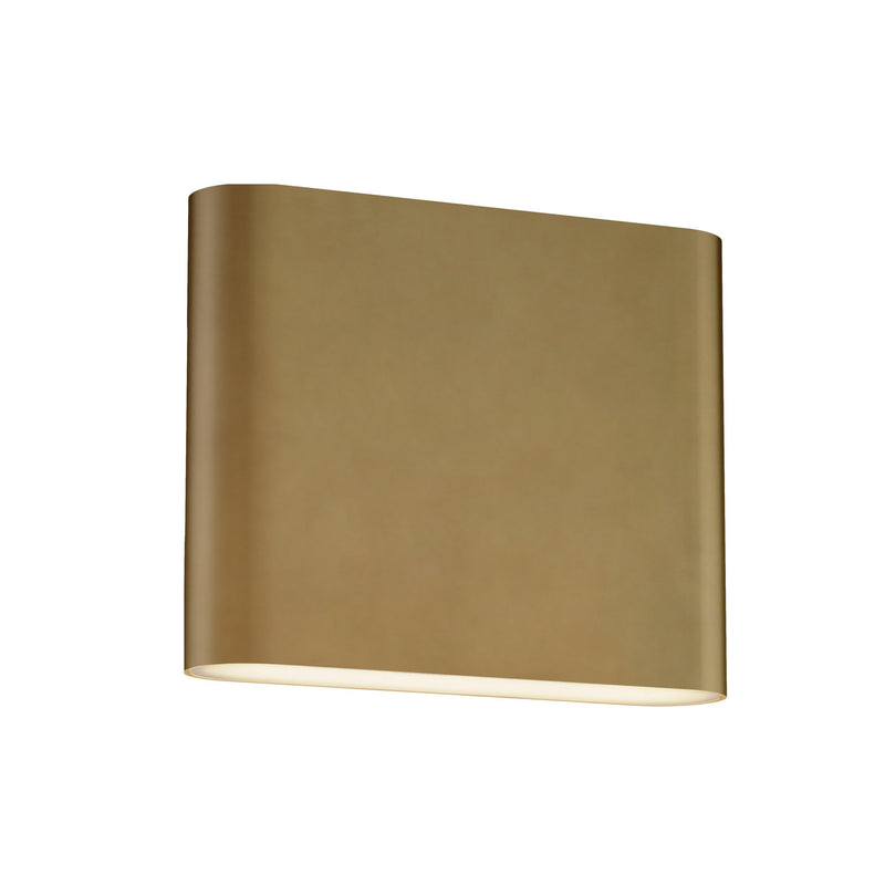 Spartan 6" Indoor Wall Sconce in Natural Aged Brass