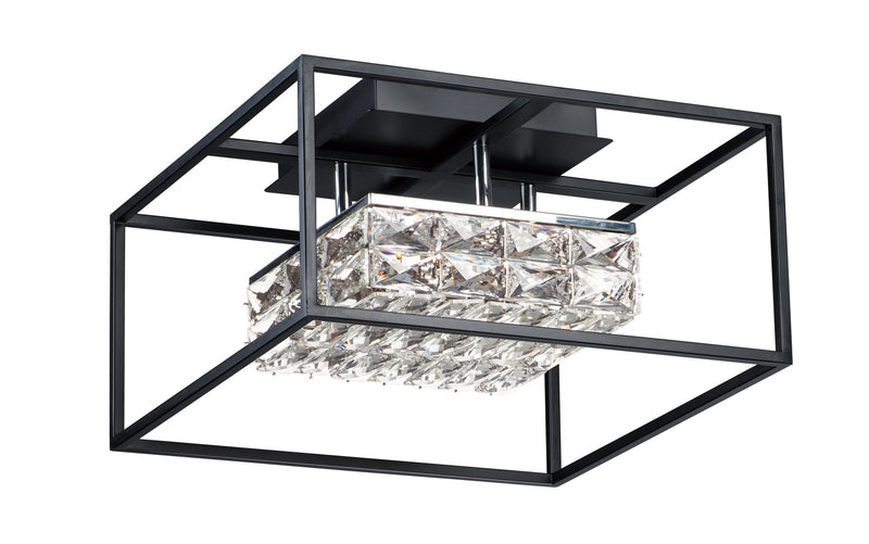 Zephyr LED Flush Mount in Black