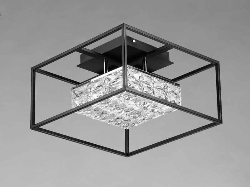 Zephyr LED Flush Mount in Black