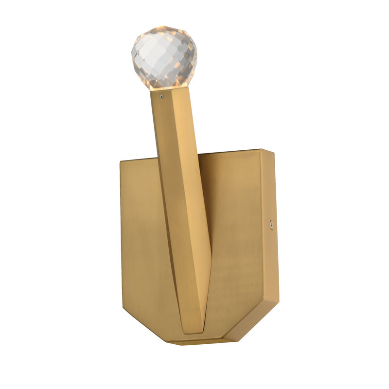 Allumettes 1-Light LED Wall Sconce in Gold