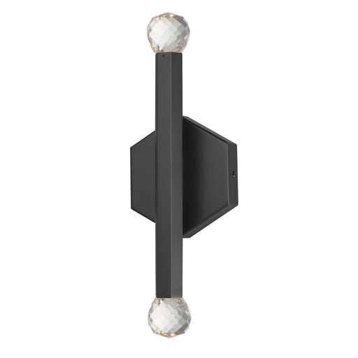 Allumettes 2-Light LED Wall Sconce in Black