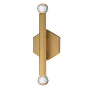 Allumettes 2-Light LED Wall Sconce in Gold