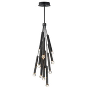 Allumettes 12-Light LED Pendant in Black