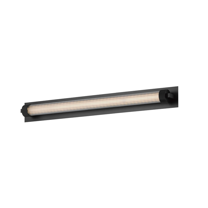 Doric 24" LED Bath Sconce in Black