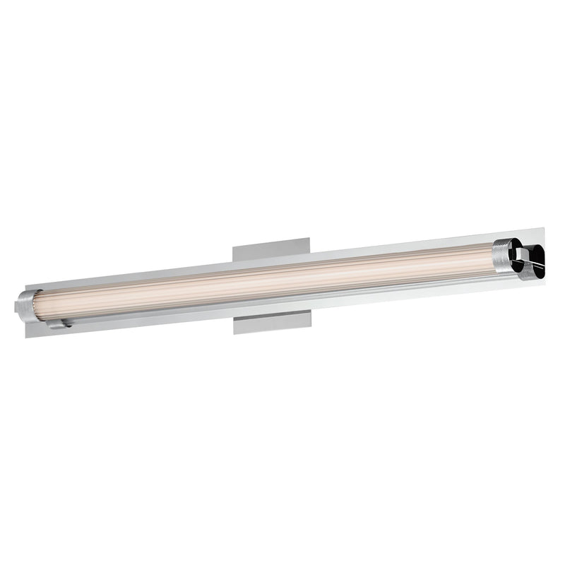 Doric 30" LED Bath Sconce in Polished Chrome