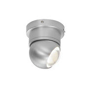 Nodes Adjustable LED Flush Mount CCT Select in Brushed Aluminum