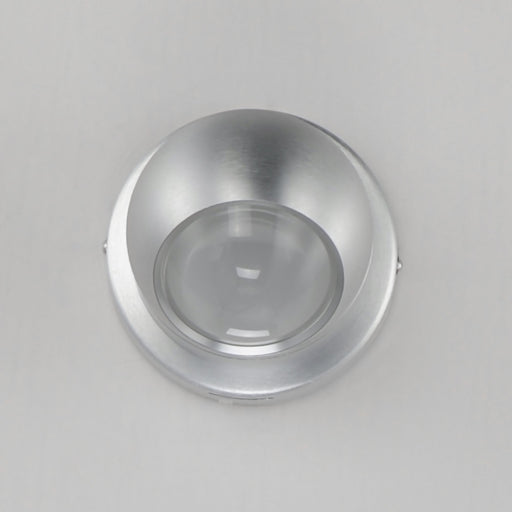 Nodes Adjustable LED Flush Mount CCT Select in Brushed Aluminum
