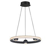 Nodes 18" LED Pendant CCT Select in Black