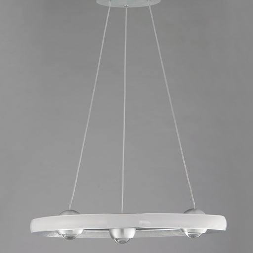 Nodes 18" LED Pendant CCT Select in Brushed Aluminum