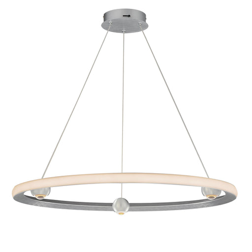 Nodes 32" LED Pendant CCT Select in Brushed Aluminum