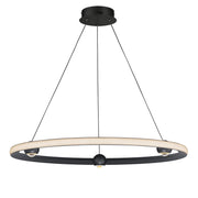 Nodes 32" LED Pendant CCT Select in Black