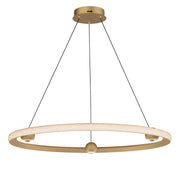 Nodes 32" LED Pendant CCT Select in Gold