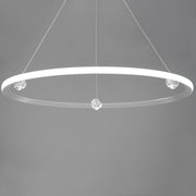 Nodes 40" LED Pendant CCT Select in Brushed Aluminum